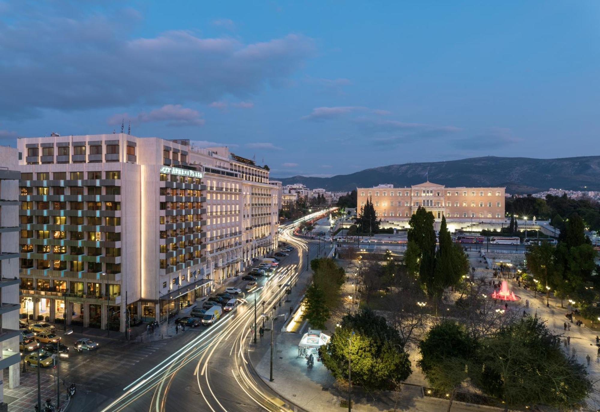 Njv Athens Plaza Hotel Exterior photo Nikis Avenue